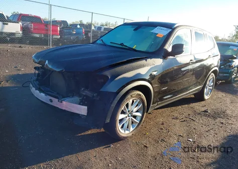 2014 BMW X3 xDrive28I из США, поврежденный, VIN 5UXWX9C51E0D13682